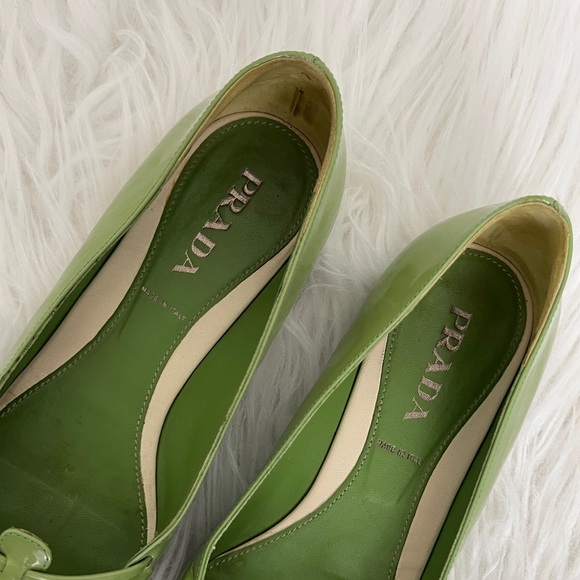 Prada Green Flats - Picture 3 of 8